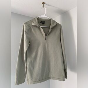 J. Crew Mercantile Sage Green Quarter Zip